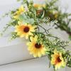 Flower Headbands Daisy Garlands Crown Hair Wreath Bride Flower Crown Wedding