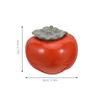 Handcrafted Ceramic Persimmon Shaped Tea Canister Airtight Storage Jar for Tea Coffee Snacks Home Store Decoration Wedding