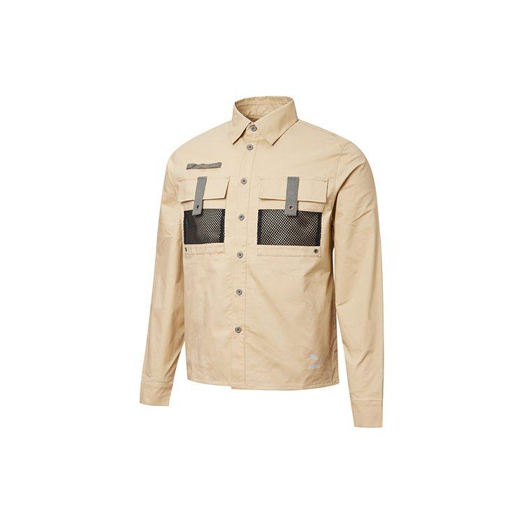 Puma Jackets Men's Khaki Lapel Moderate Workwear 532186-12