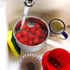 Stainless Steel Swan Sink Strainer Basket Removable Goosehead Storage Drainage Basket Goosehead Hanging Wet & Dry Drainage Racks