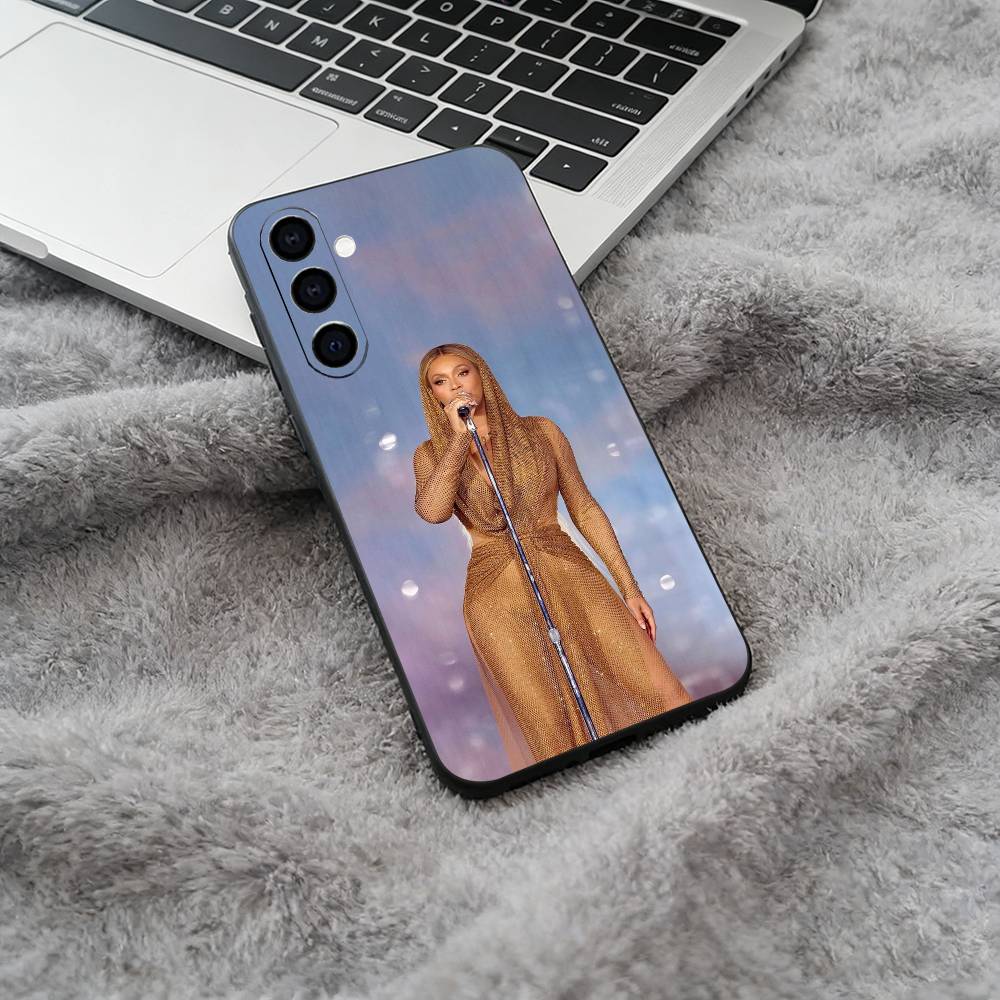 pop diva-B-eyoncé Phone Case For Samsung Galaxy A73,A71 A72,A70,A53,A52,A51,Soft Silicone Black Cover