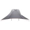Car Canopy Grey and Orange 350 X 250 Cm Polyester and Steel