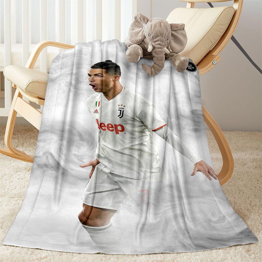 Juventus Team Celebration Blanket Durable Comfort Suitable for Sofa Bed Office for All Seasons Digital Print Birthday Christmas Gift Blanket