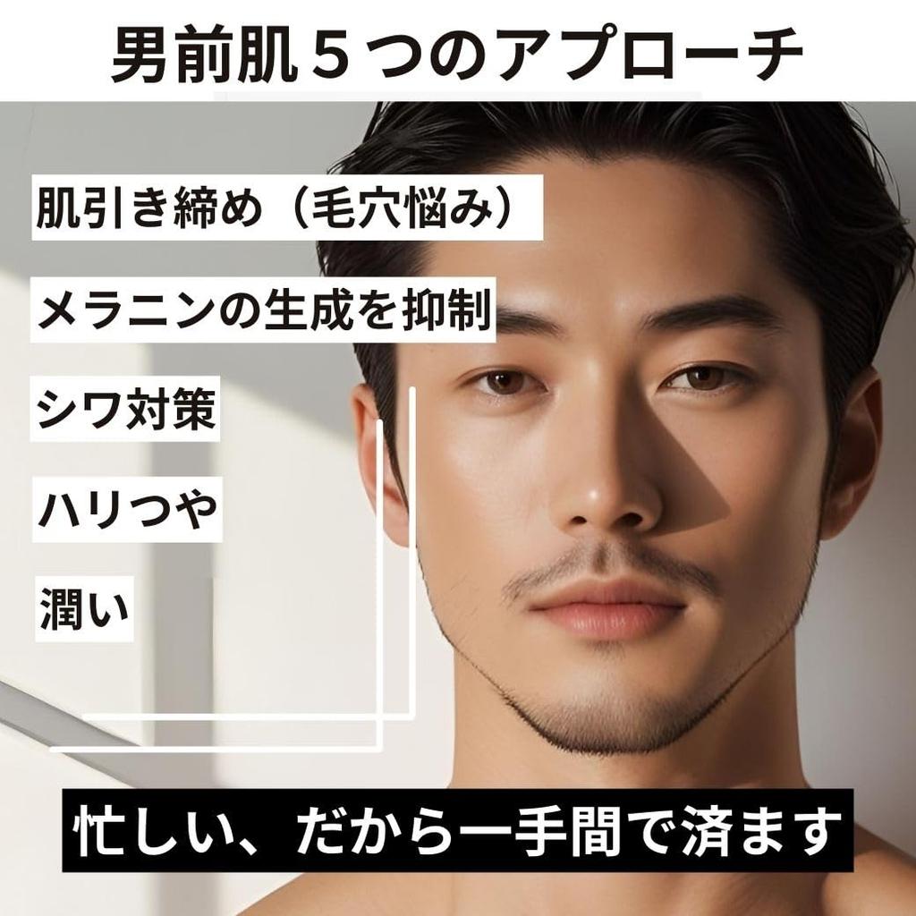 Gel for Wrinkle and for Oily Men's All-in-One Reduction, Whitening, Anti-Aging (2-Week Use) Skin.
