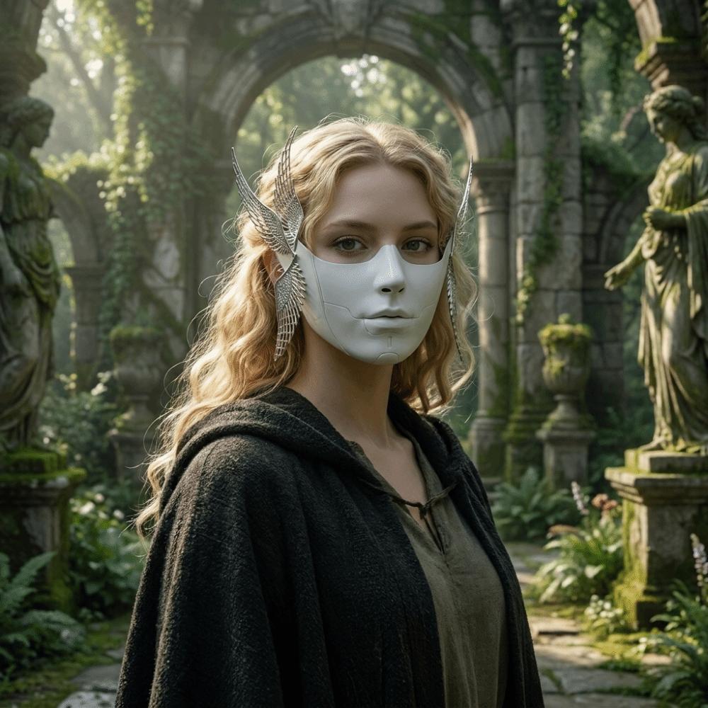 Z Maską Balową Cosplay Skrzydło Plastikowy Materiał Maska Karnawałowa Przebranie Akcesorium do Kostiumu