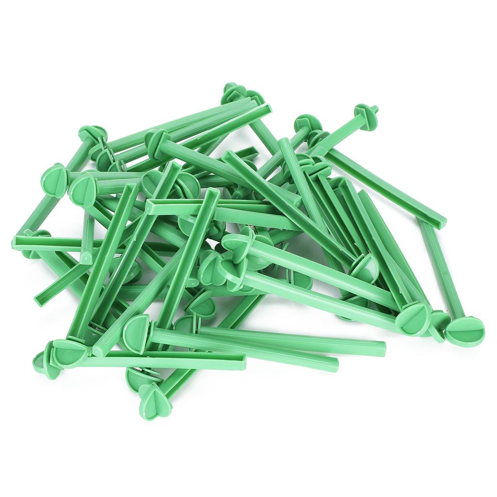 50pcs Plastic Bird Cage Standing Stick Parrots Parakeet Standing Bar Cage Accessory