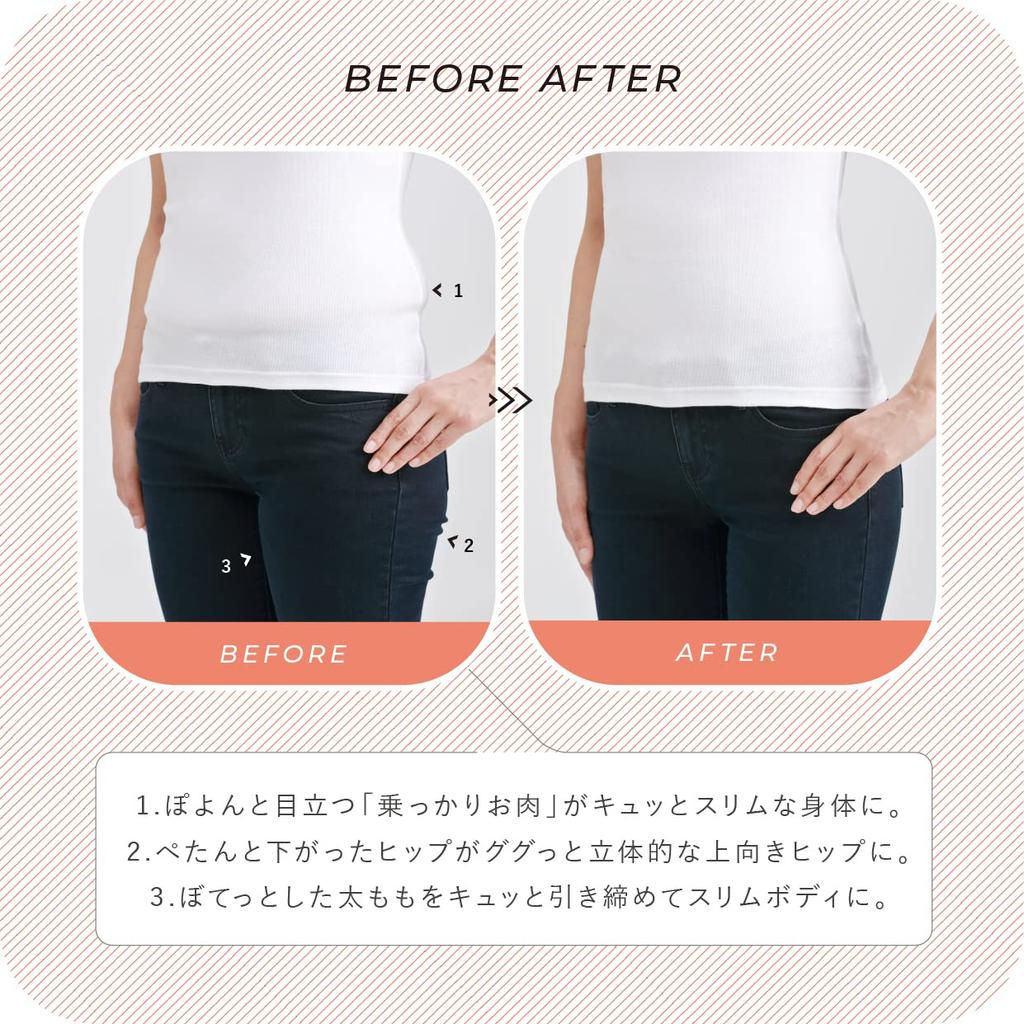 [STYLE UP] Taillenformer mit hohem Bund (Beckengürtel, Shapewear) von Sante Labo [4 Größen (64, Entspricht Größe M/Schwarz)]