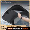 For Tesla Model Y Juniper 2026 2026 Trunk Mats Leather Trunk Tailgate Mat Protective Guard Anti-dirty Kick Pad Car Accessories
