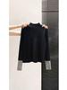 Women's Retro High Neck Knit Sweater: Slimming, Stylish, Elegant Base Layer for Autumn and Winter