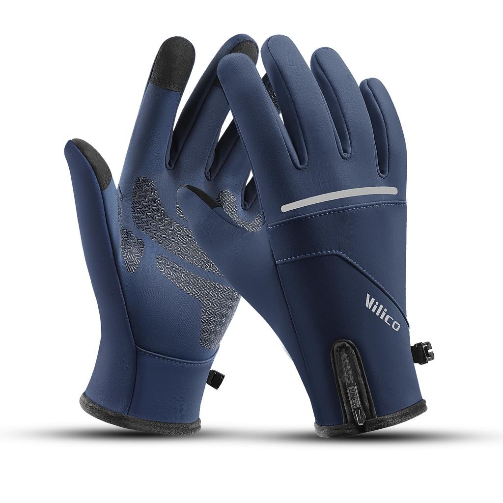 Winter Sports Plus Velvet Warm Gloves For Men And Women Touch Screen Ski Cycling Bicycle Riding Cold-Proof Outdoor Gloves