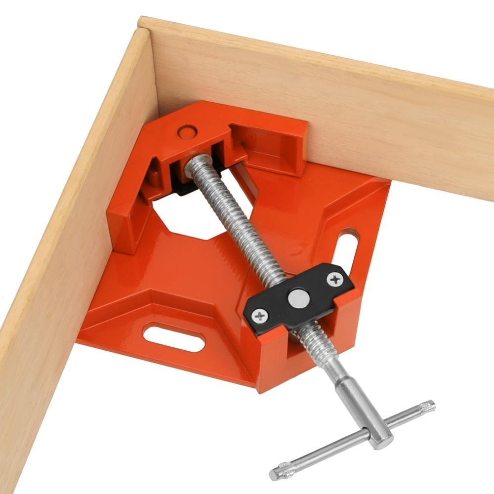 Aluminum Alloy Corner Clamp Adjustable Clamping Plates Quick Fixture Tool For Carpentry