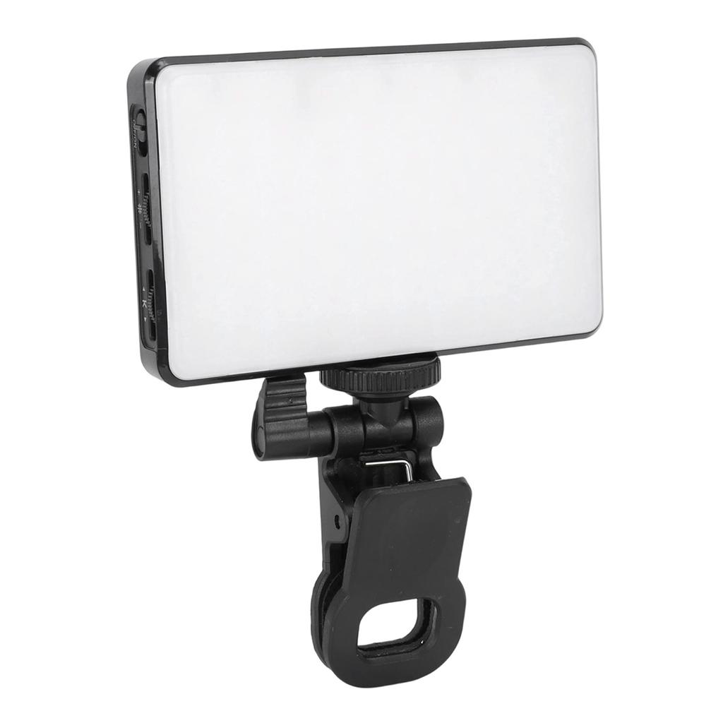 LED Selfie Light Cold and Warm Color Multifunctional Portable Clip Fill Video Conference Light for Live Streaming