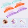 5 Paar C-Schwung Silikon Wimpernwellen-Pads Klebrige Wimpernstäbchen Lifting 3D Wimpernverlängerung Zubehör Wiederverwendbares Make-up-Werkzeug