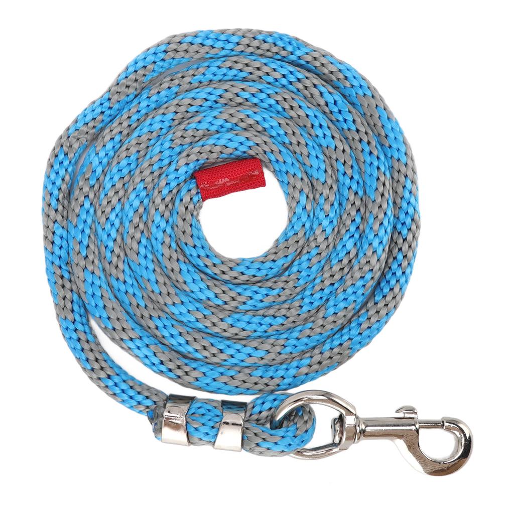 Horse Rope Thickened Wearable Soft Touch Nylon Pet Leash with Alloy Hook for Livestock Dogs 9.8ft