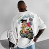 ONE PIECE Japanischer Anime Herren T-Shirt Portgas D Ace Sommer Baumwolle Junge Kinder Eltern-Kind-Kleidung Harajuku Kurzarm