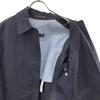 Mackintosh Made In England Rubberized Stainless Collar Coat 36 Navy Women Used