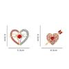 Shining Arrow And Heart Brooches Accessories For Women Unisex Rhinestone Love Party Casual Clothes Brooch Jewelry Gifts