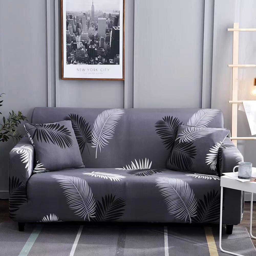 Elastic Universal Sofa Cover for Single, Double, or Three-Seat Sofas, All-Inclusive Cushion Protector.