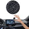 Auto Kohlefaser Muster Drehbar Ein-Knopf Start Dekorative Knopfabdeckung Druckstartknopf Zündungsschutzabdeckung