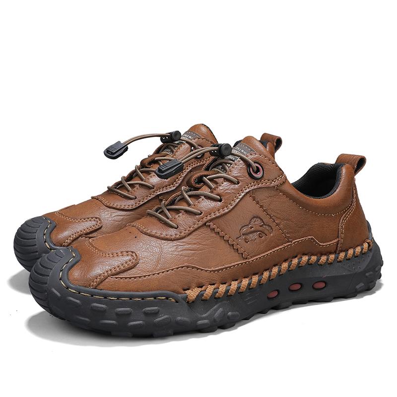 Mens Moccasin Shoes Retro Cow Leather Shoes Men Loafers Handmade Casual Leather Shoes Moccasins Men Flats Shoes