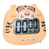 Digital Kitchen Timer Countup Countdown Cartoon Animal Sound Flash Alert Easy Operation with Stand for Cooking Teaching