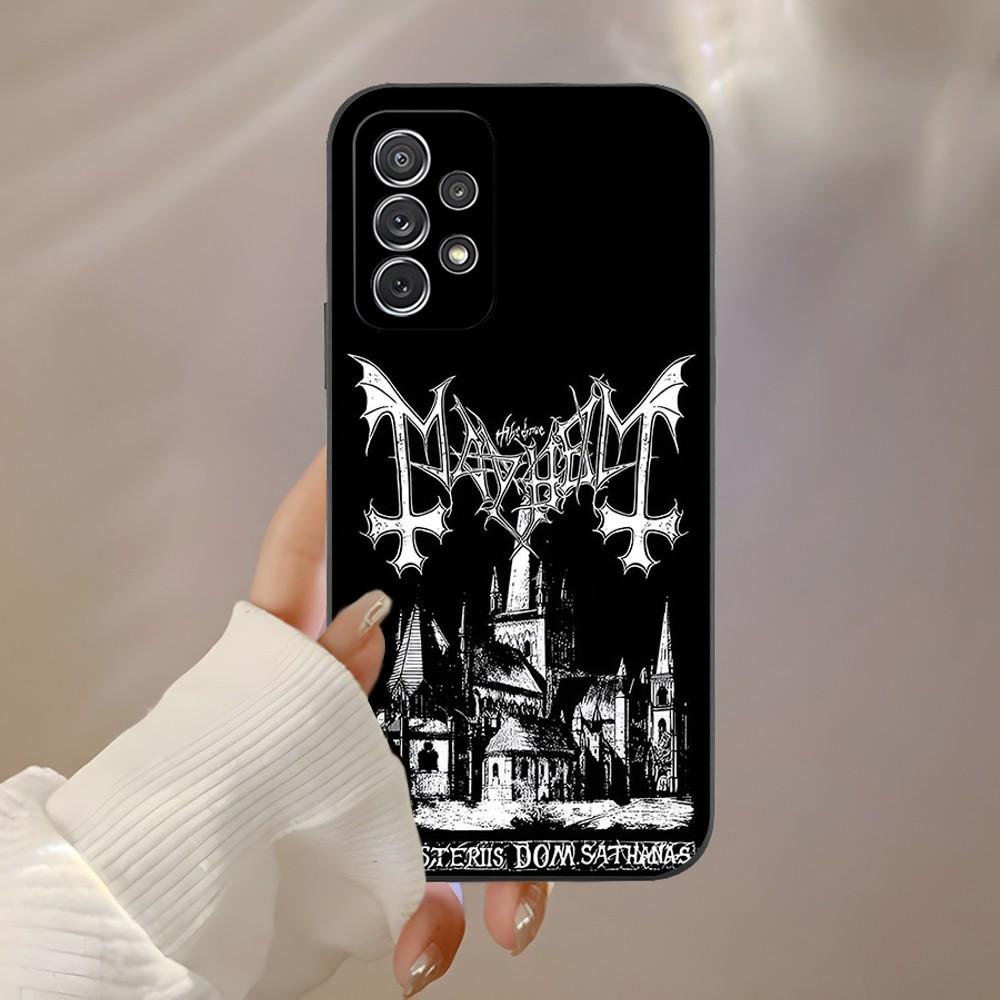 Mayhem Live In Leipzig Burzum Phone Case for Samsung S23 Ultra S24 S22 S20 Fe S21 Plus Galaxy A54 A34 A24 A53 M54 Note 20 Cover samsung s23