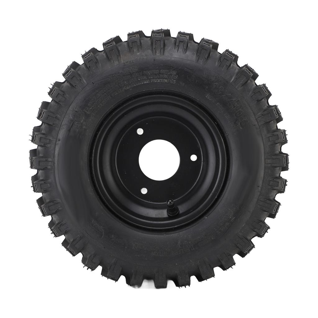 13x4.1 6 Tubeless Tire with Rim Explosion Proof 6 Inch Vacuum Tyre for ATV Quad Off Road Go Kart Golf Cart Mini Bike