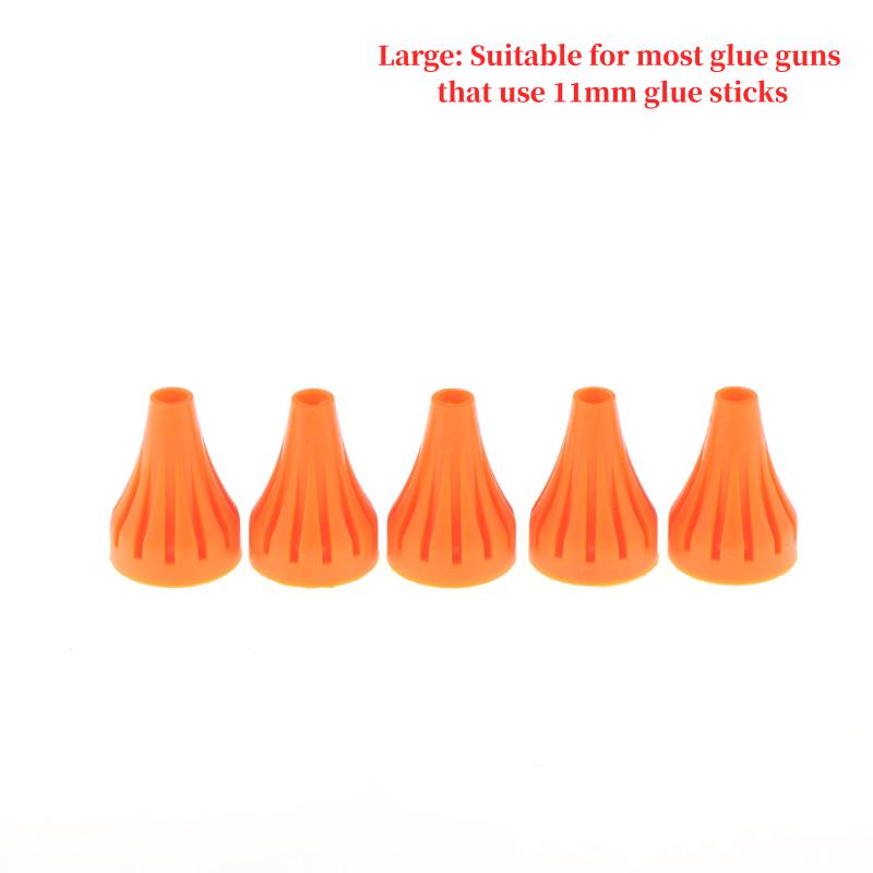 5Pcs Glue Gun Silicone Heat Shields Rubber For Full Size Glue Gun Which Use 7Mm/11Mm Glue Sticks