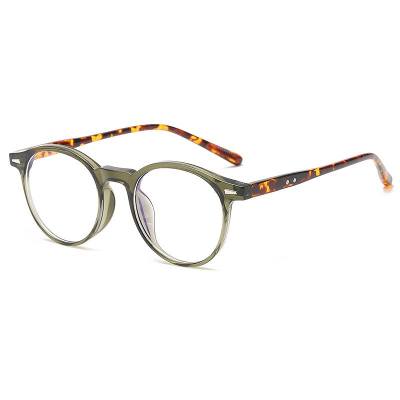 Tr Material Round Glasses Frame Color Can Be Matched With Degree Glasses Frame Plain Glasses Frame