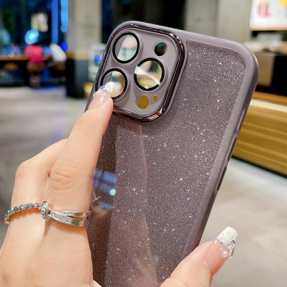 ITel P40 S23 Plus Spark 20 C GO 2024 Glitter Telefondeksel for Infinix Hot 40 Zero 30 Smart 8 7 Siery Skinnende Beskytt Kameradeksel