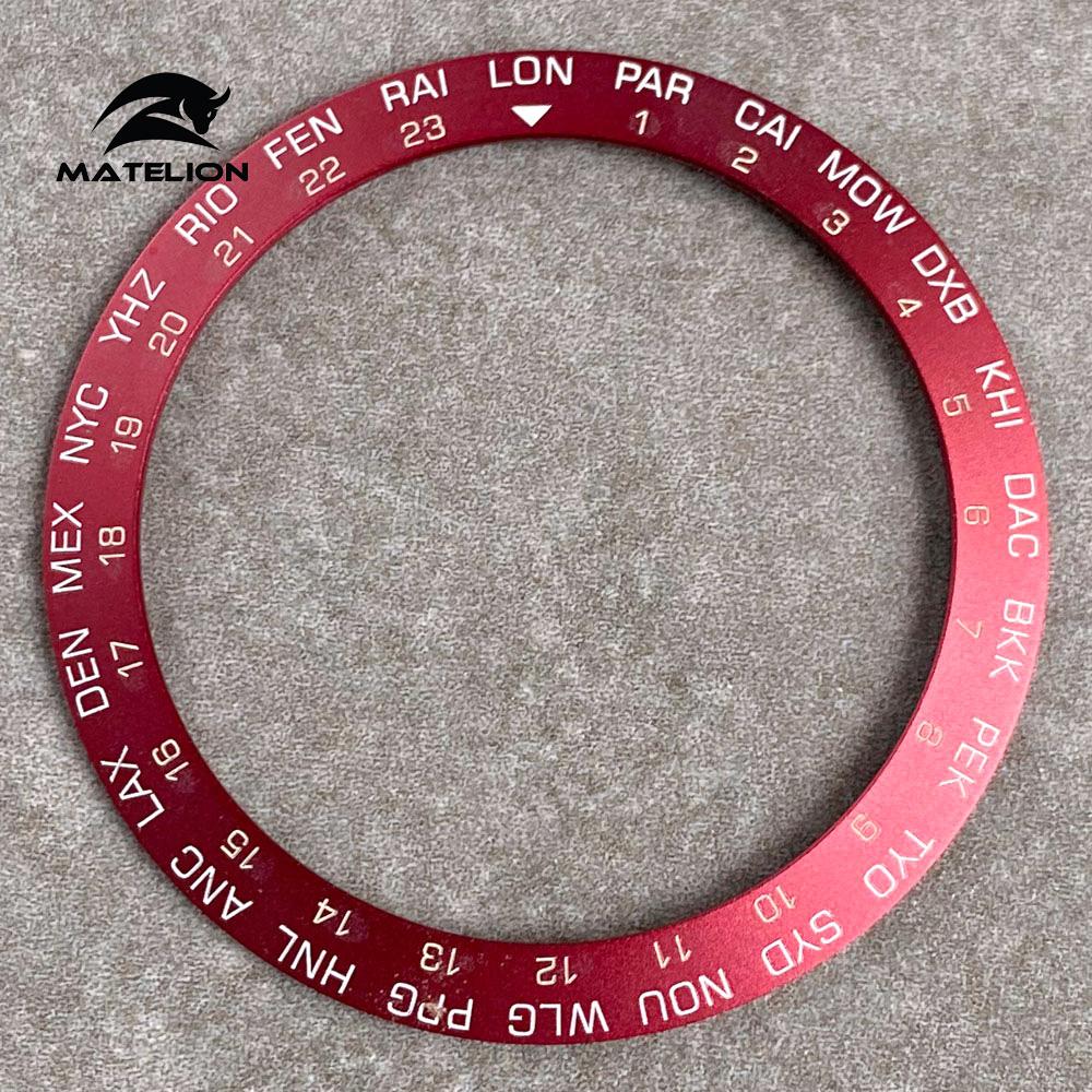 MATELION 38 мм керамический сплав часы безель вставка кольцо наклонная посадка 40 — фото 19