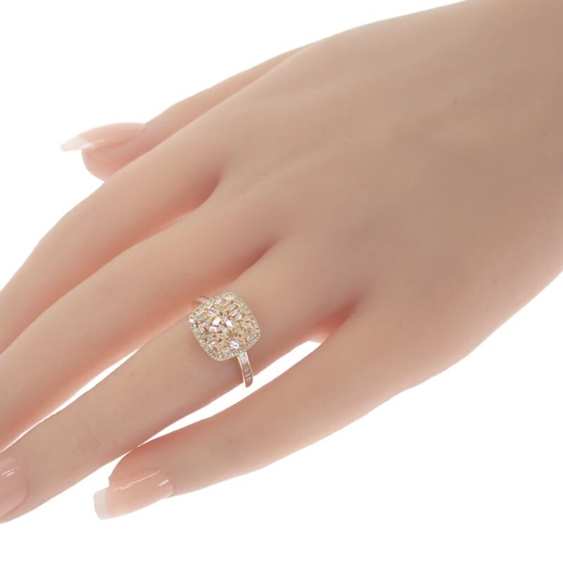 no brand  #13(JP Size) ring K18 yellow gold Women