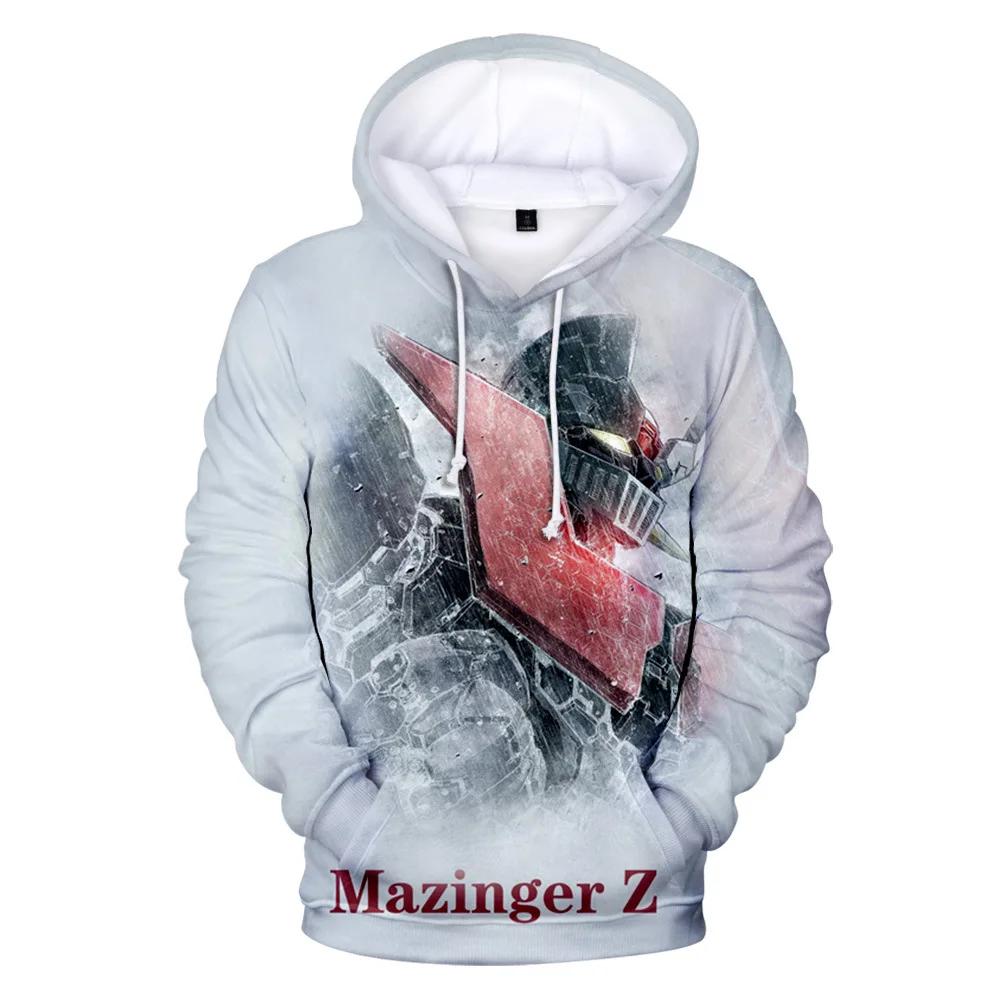 2024 New 3D Print Mazinger Z Hoodies Men/Women High Quality Fashion Loose Sweatshirt Game Streetwear hoodies  sweatshirt