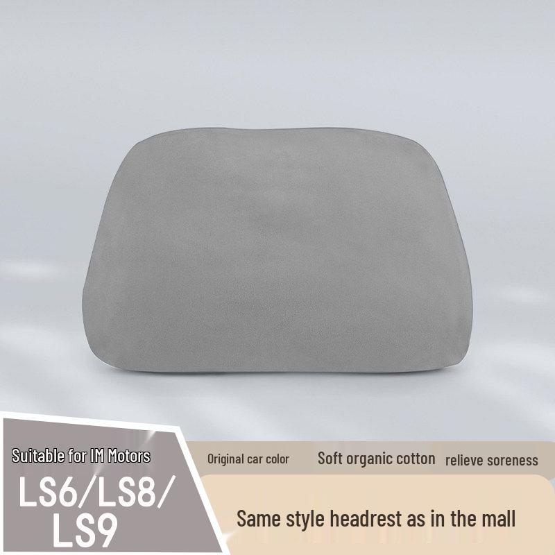 IM LS6/LS8/LS9 Car Headrest Pillow for Sleeping, Lumbar Support, Original Car Color, Head Protection.