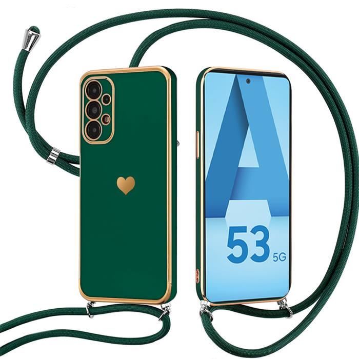 Case - Luxury - Samsung Galaxy A53 5G - Anti-Scratch - Shockproof - Ultra Slim - Night Green