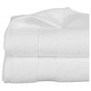 Drap de bain "Essentiel" coton blanc 100x150cm - Atmosphera createur d'interieur