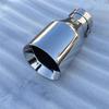 Muffler  76MM IN-101MM OUT Stainless Steel  Universal Muffler Tail Throat Car Modification Exhaust Pipe 170cm Long