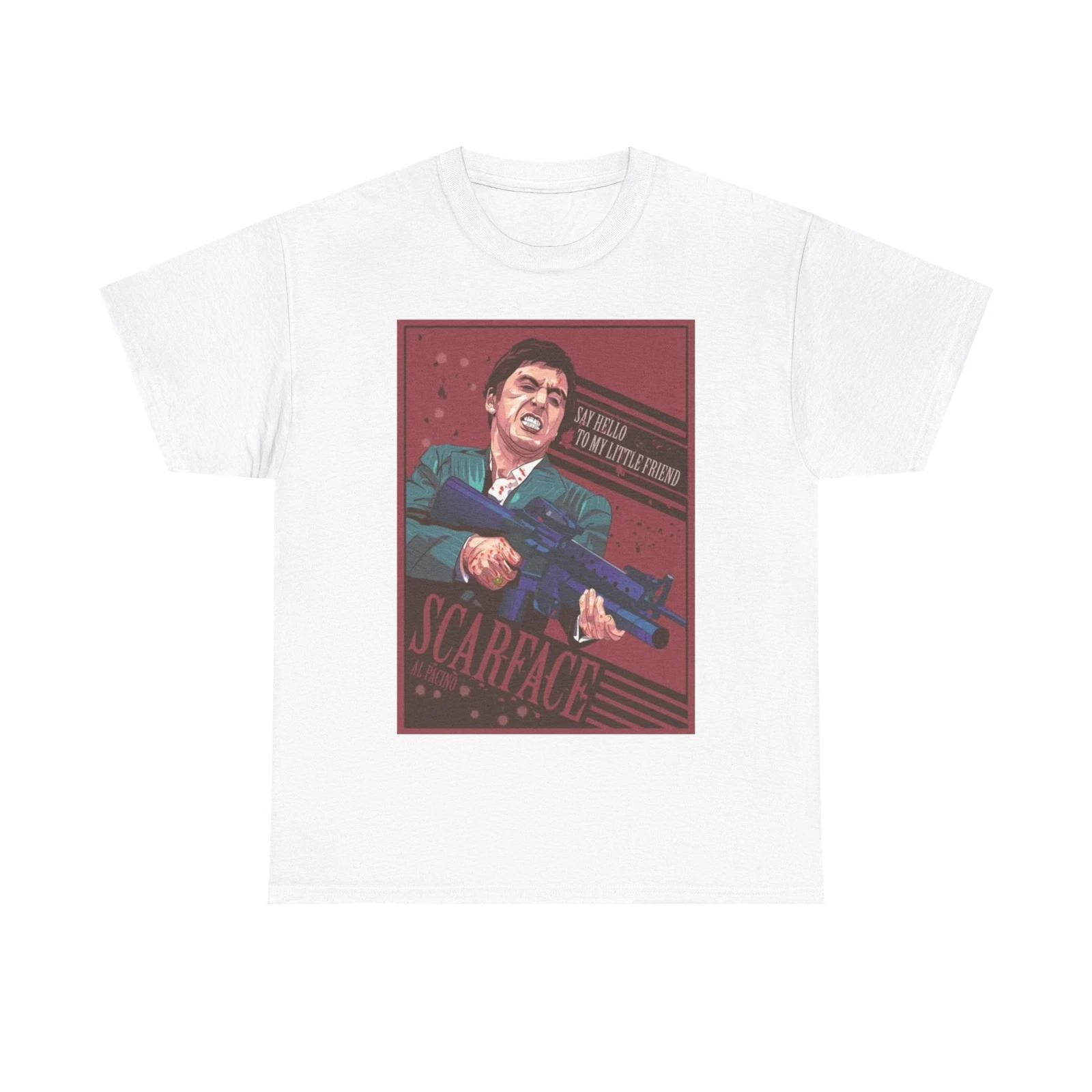 Men s and Women s T-shirts Scarface Poster M