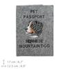 Bernese Mountain Dog, Berner Sennenhund - Dog passport case, document case, gift for the traveller from the Art-Dog brand