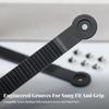 10 Pieces Ankle Fastening Replacement Strap Ribbed for Skiers, Snowboarders