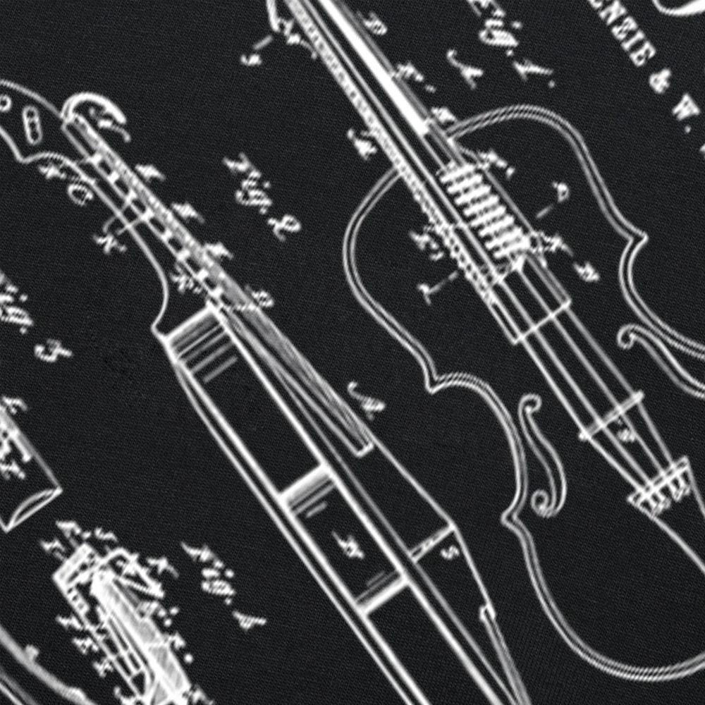 Unisex Roliga T-shirts med Violinanatomi Grafisk Bomull Streetwear Kortärmad Födelsedagspresenter Sommarstil Violinist Musik T-shirt Unisex