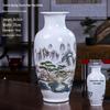 Modern Minimalist Ceramic Vase for Dried Flowers - Porcelain Ornament for Living Room Decor