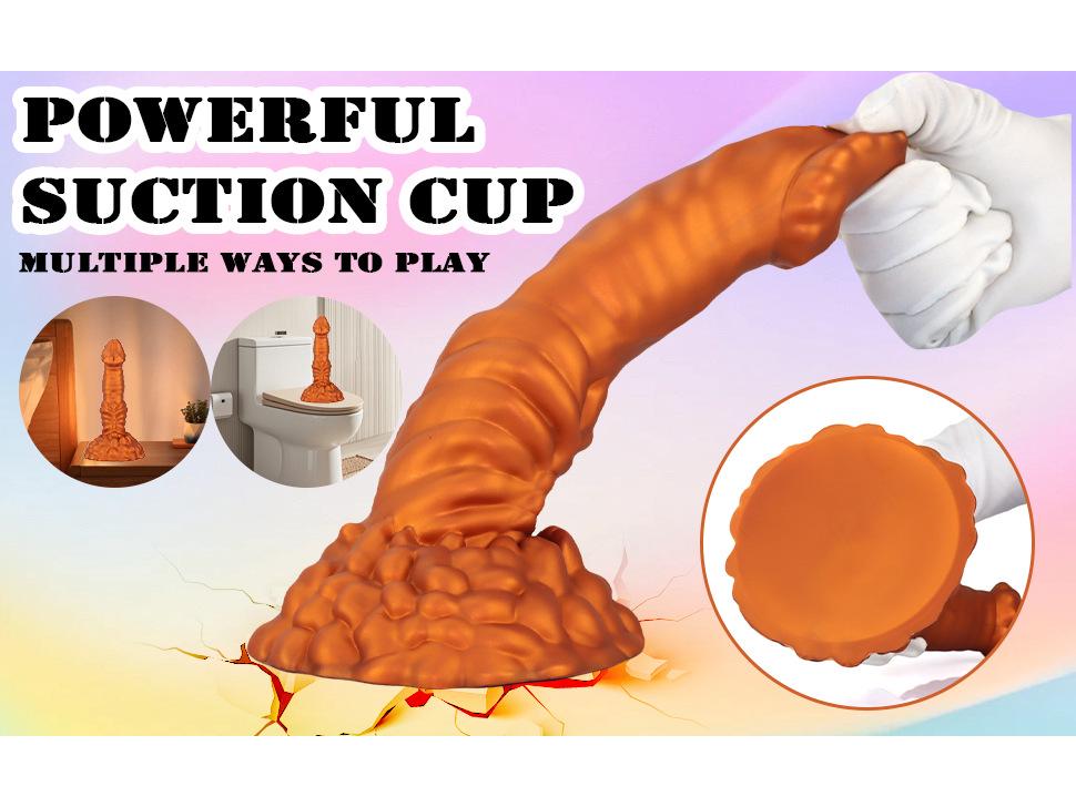 Alien Silicone Dildo Anal Plug Erotica Toy