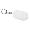 Personal Safety Alarm White IP44 Water Proof Rechargeable 130dB Alarm Siren Keychain with LED Flashlight APP for