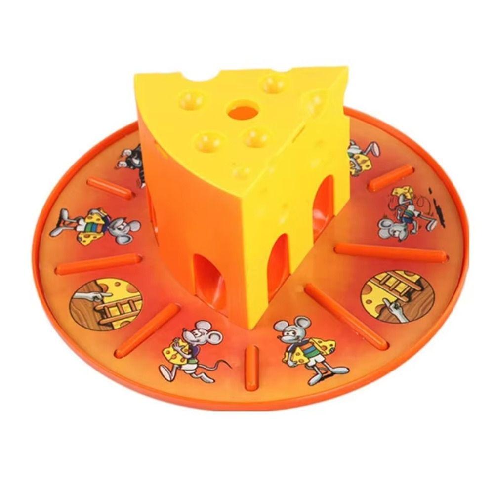 Plastic Cake Cheese Board Games Multiplayer Cat and Mouse Cheese Game  Logical Thinking Training