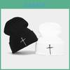 Punk Style Knitted Hat With Embroidery For Streetwear And Autumn Fashion