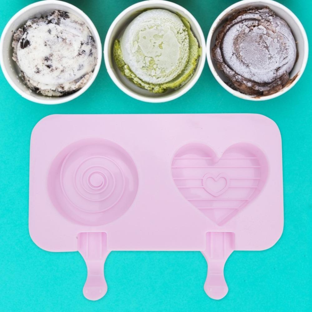 Food Grade Silicone Ice Cream Mold Reusable Kitchen Accessory DIY Ice Stick Mold Ice Cream Making