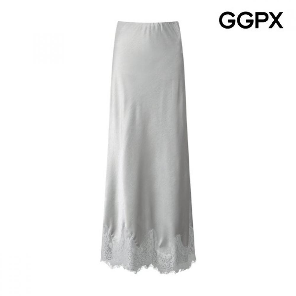 Ggpx Satin Lace Maxi Skirt Gq5sk004f blacks/F