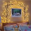 Starry LED Vine Lights: Colorful Wall Decorations for Living Room, Bedroom, and Holiday Atmosphere.