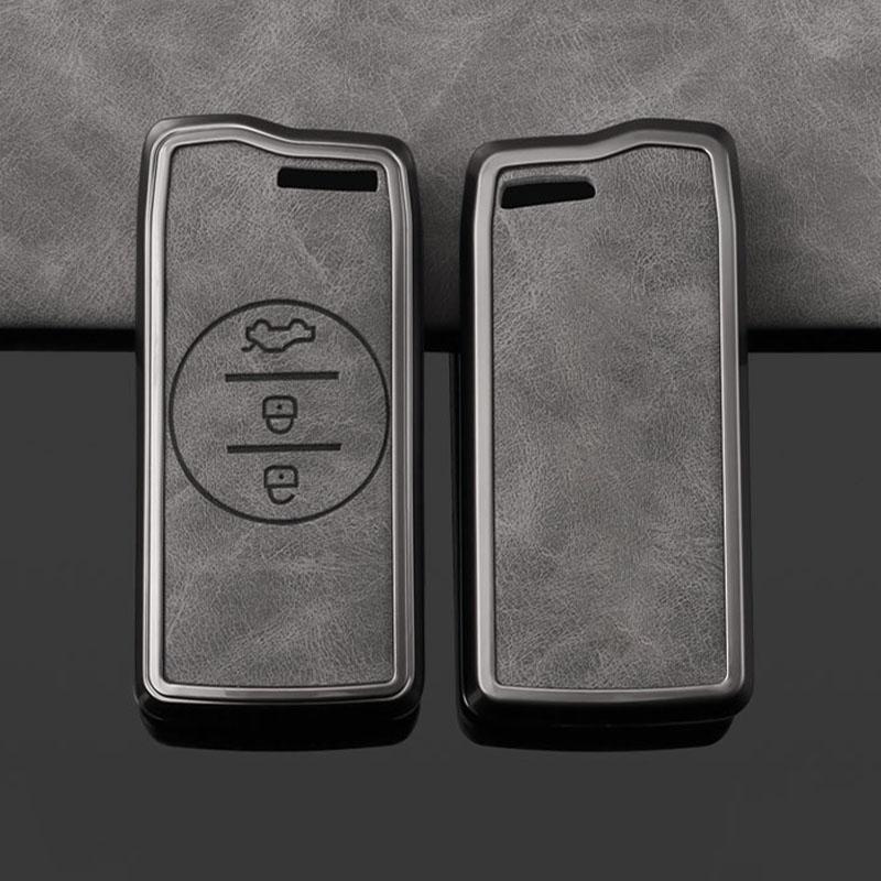 Interior Mouldings Zinc Alloy Car Key Case Cover Shell for Chery Tiggo 7 pro 8 Pro Exeed Tiggo 2 3x Arrizo 5 Pro Gx 5x EQ7 Auto